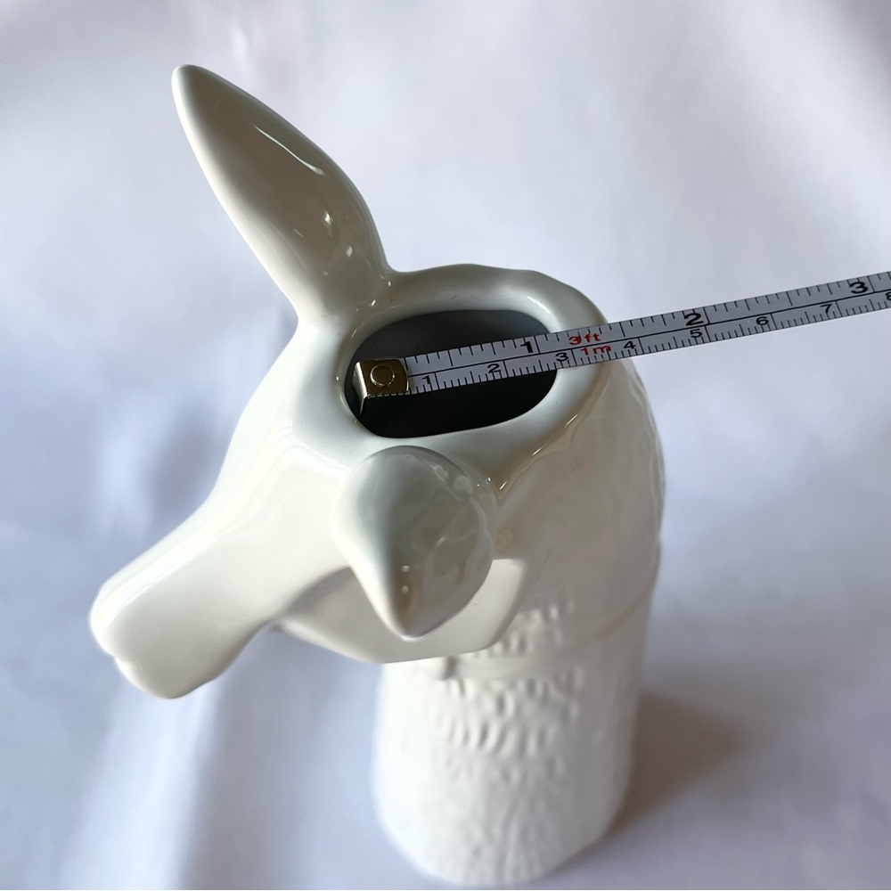 Llama Head Ceramic Vase Decorative Accent - Picture 8 of 8